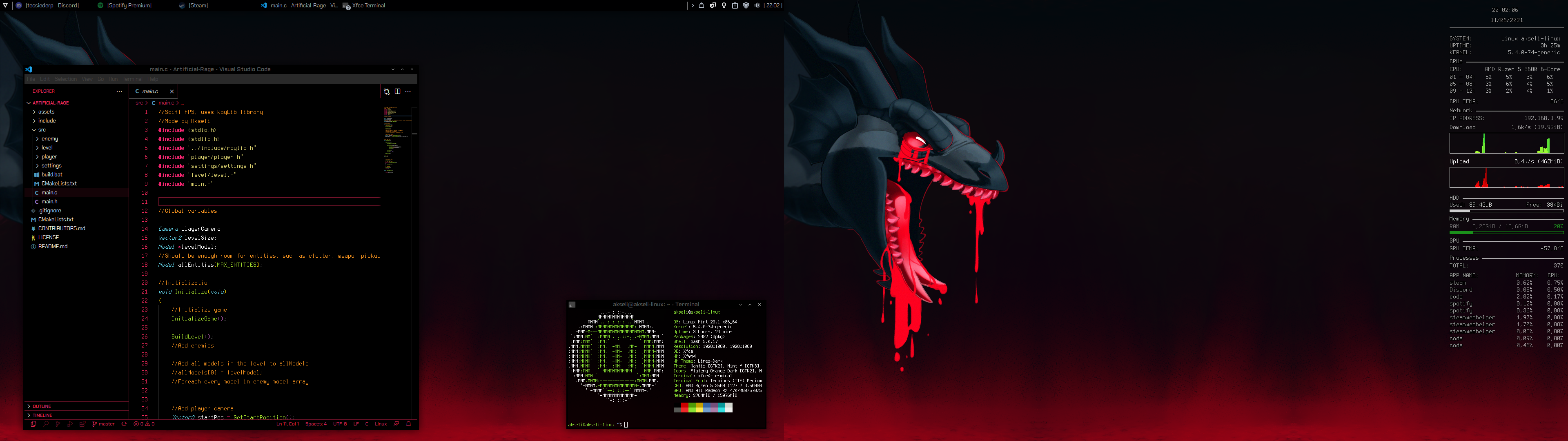 My Linux desktop
